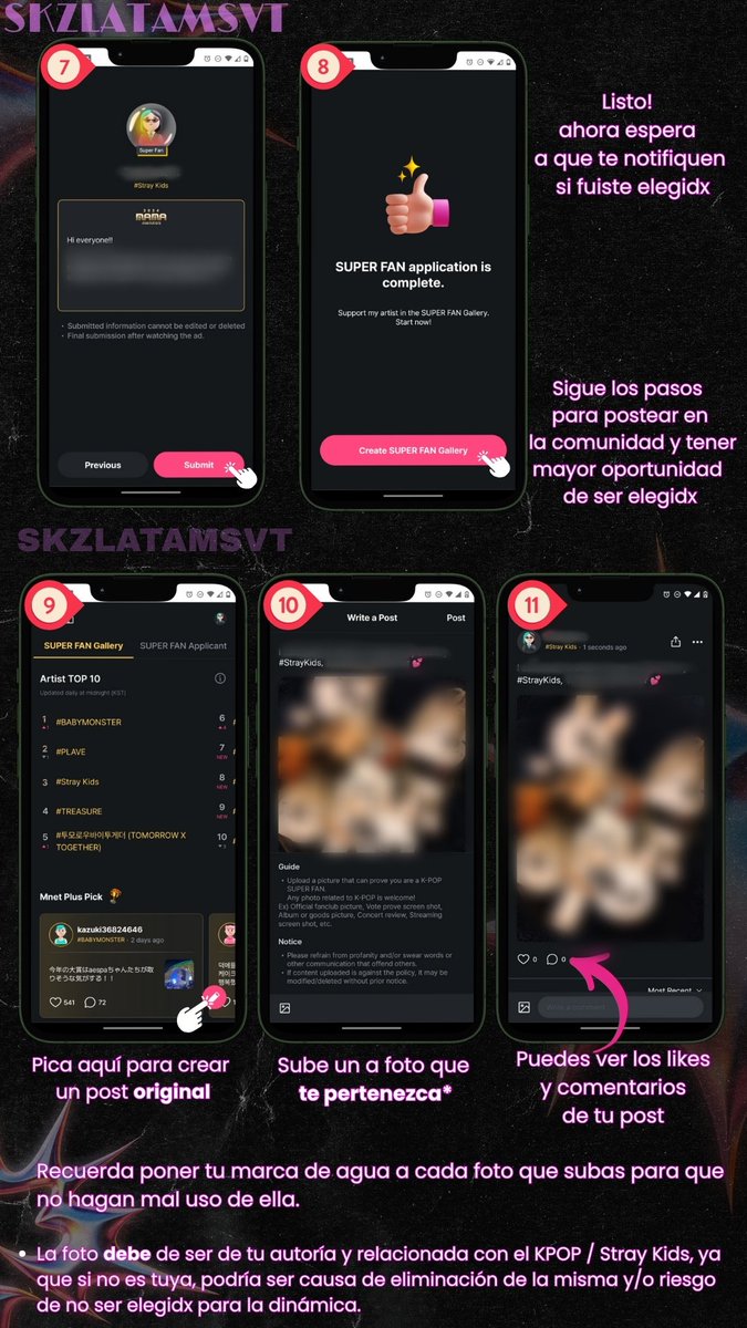 SKZoov_VS's tweet photo. 2024 Reclutamiento MAMA SUPER FAN ✨

STAY, ¿Estás listx para los MAMA? 👀

Mnet+ tiene una nueva dinámica dónde ahora podemos elegir a los nominados de la categoría  MAMA AWARDS Fan's Choice 

🗓️Periodo aplicación
22/08~12/09 (23:59 KST)

🔗https://t.co/SKPsiArtVb

más info 👇 https://t.co/2j1rljg42a