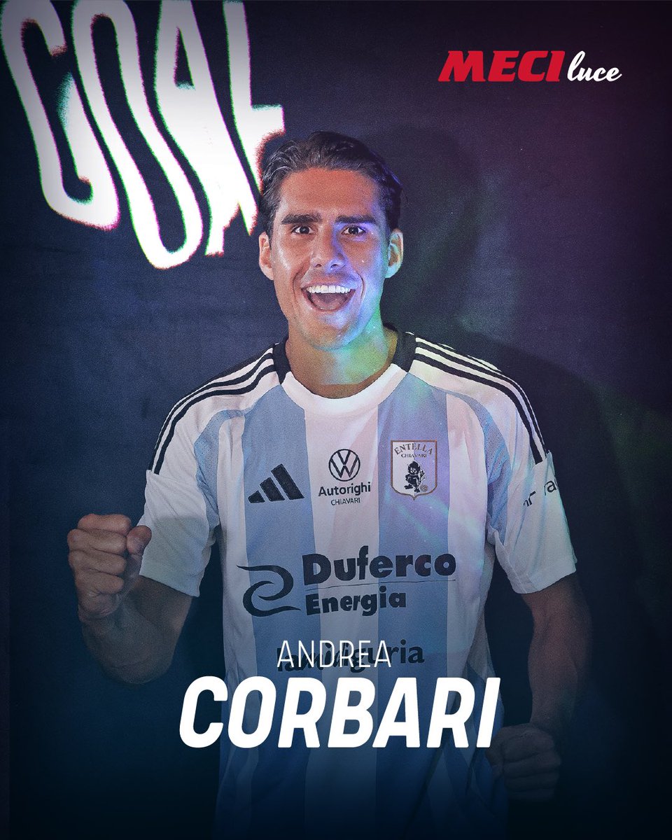 V_Entella's tweet photo. ⚽️ 55º GOOOOOLLLL
Andrea Corbari, siamo avanti noi‼️
#ForzaEntella #UnaSolaSquadra https://t.co/r8uKMgFQAK