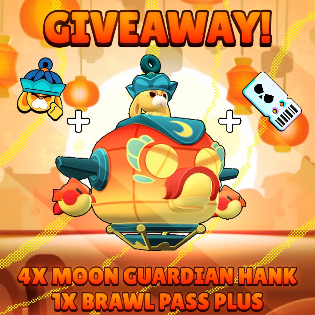 FFlevi_'s tweet photo. 🎁 Giveaway 🎁

🏆 ×4 Moon Guardian Hank Skin
🏆 ×1 Brawl Pass Plus 

Rules 

⭐️ Retweet 
⭐️ Follow @FFlevi_  
⭐️ Follow @Velrol86Mx 
⭐️ Follow @Lissipai  

Good Luck 🍀 Winners chosen September 12th ⏰️ #BrawlStars #Moonguardianhankgiveaway https://t.co/O9ok5DOC2n