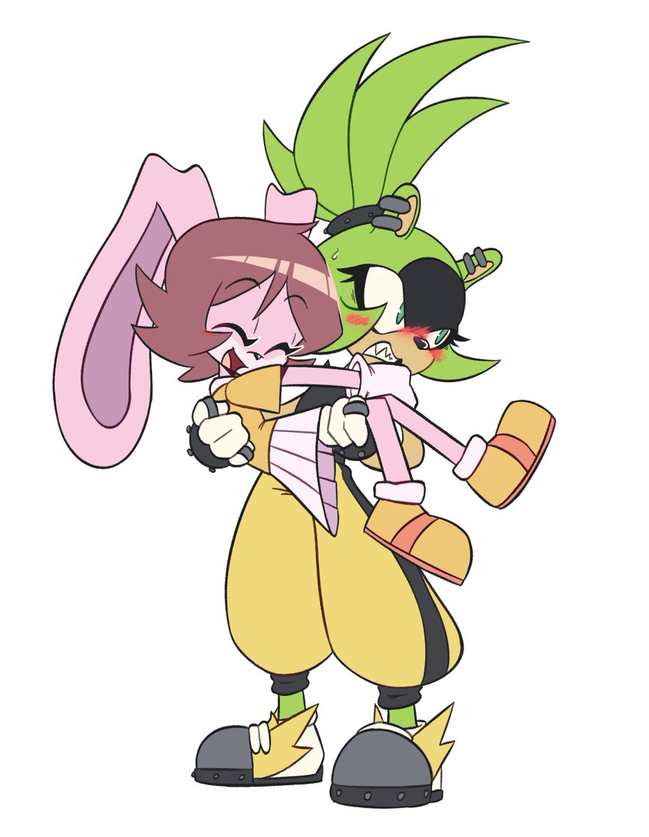 Little cute comish made for a friend!

Fun fact, this is my first time drawing Surge!