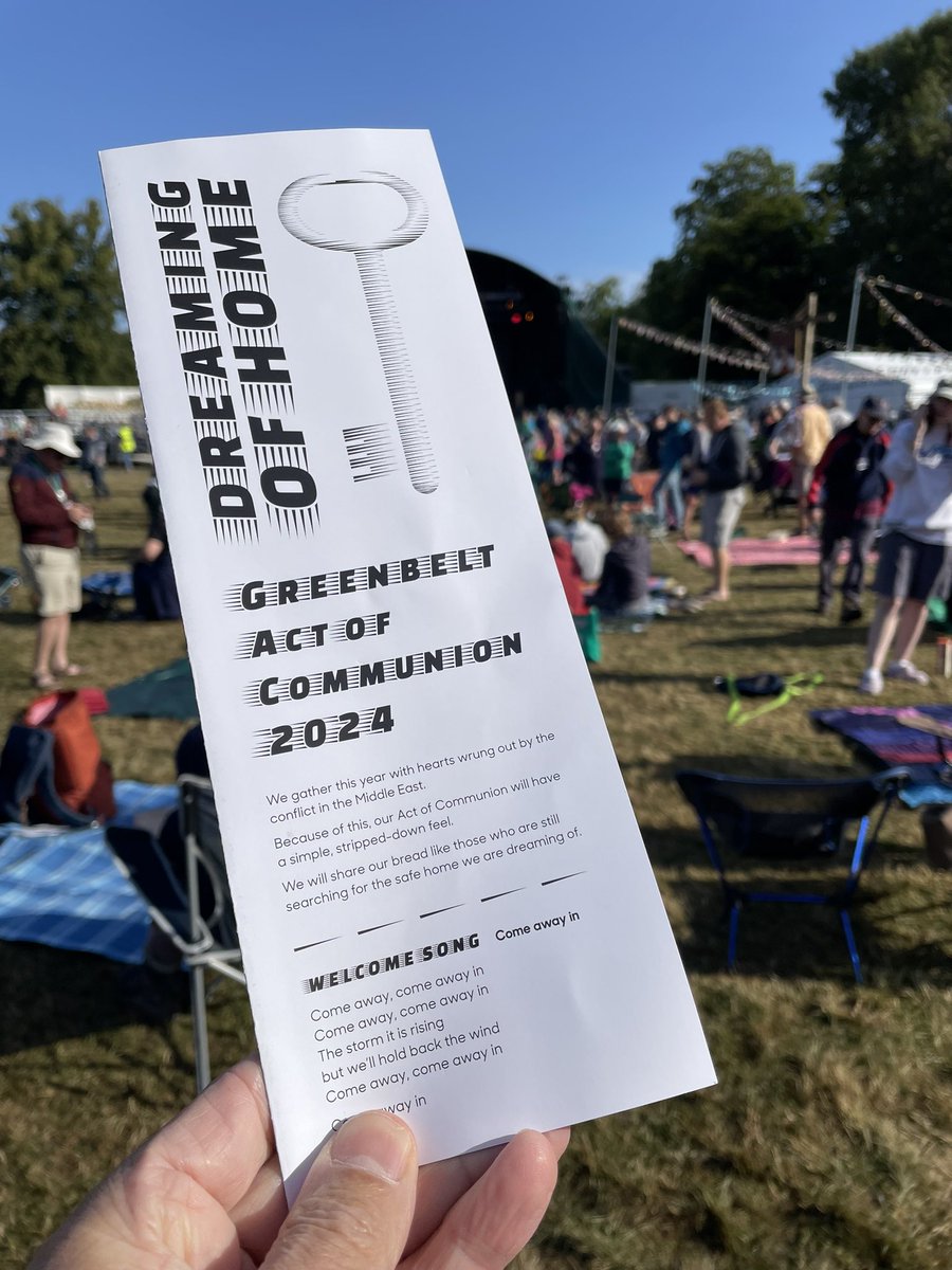 Manna from heaven-enough for all-communion at Greenbelt #GB24