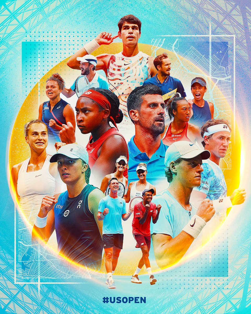🗽🎾

Tennis' biggest stage is set.