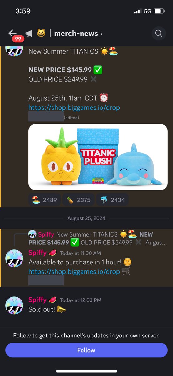 ObscurativeYT's tweet photo. They sold 1,000 in 3 minutes 😭 #petsimulator #PetSim99 https://t.co/aVSNvNEPGX