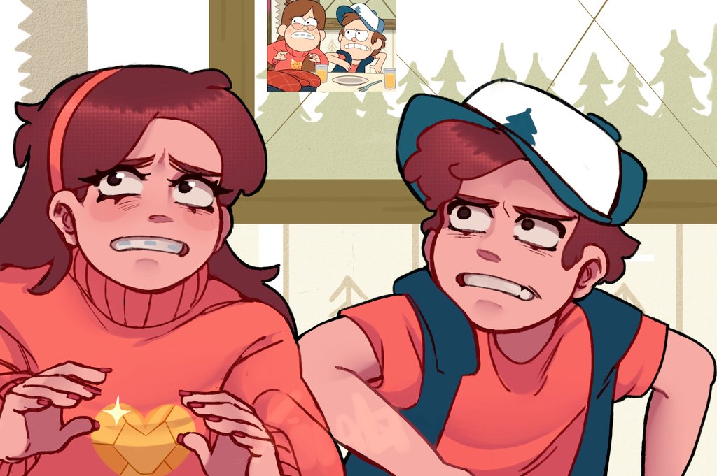 TinakiDoodles_'s tweet photo. the mystery twins!! (ocupan terapia)
#GravityFalls https://t.co/3hvloc5D1X