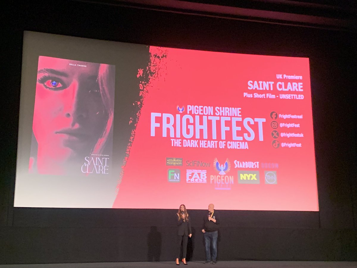 Rhia O’Reilly リア・オライリー (@rdpixie) on Twitter photo Had so much fun watching Saint Clare featuring a brilliant <a href="/bellathorne/">BITCHIMBELLATHORNE</a>
A woman who feels inspired by the universe to do revenge against awful men. And does it most excellently.
Visually wonderful follow up to Braid (which I also loved!) by Mitzi Peirone.
#FF24 Had so much fun watching Saint Clare featuring a brilliant <a href="/bellathorne/">BITCHIMBELLATHORNE</a>
A woman who feels inspired by the universe to do revenge against awful men. And does it most excellently.
Visually wonderful follow up to Braid (which I also loved!) by Mitzi Peirone.
#FF24