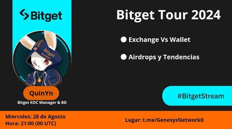El mercado de #criptomonedas avanza a pasos agigantados. 😎

Unete al siguiente LIVE para conocer todo sobre:

👉Exchange vs wallet
👉Airdrops y tendencias.

Tambien abra premios para los participantes mas de 70 #BGB    🥳

no te lo pierdas

#Bitget #Bitgetglobal #BGB #Messi𓃵