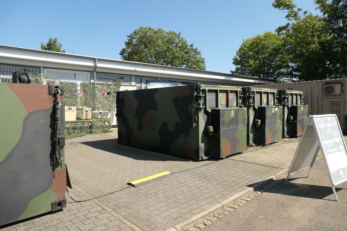 df4wp's tweet image. Tag der offenen Tür beim #ITBtl282 der #Bundeswehr in Kastellaun #Satcom #CIRBw