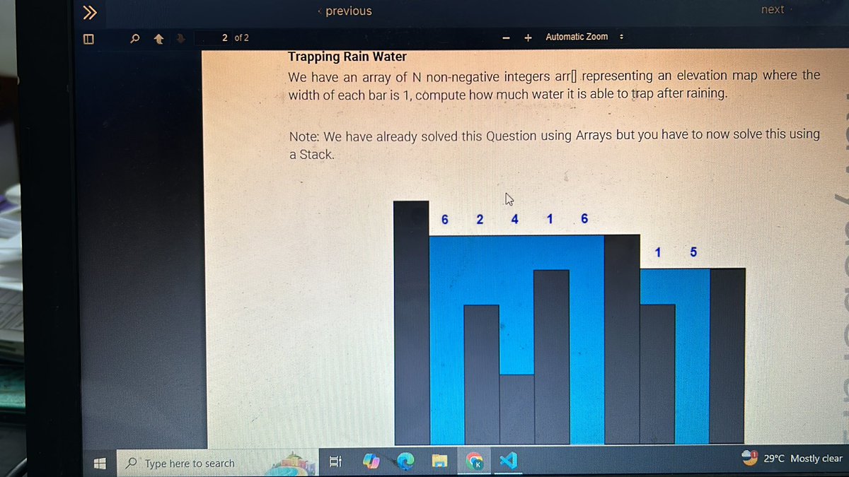 Kavya_oberai16's tweet image. Today I learned the concept of Stack and based upon that I solved questions.
#datastructurealgorithms
#Java
#buildinginpublic