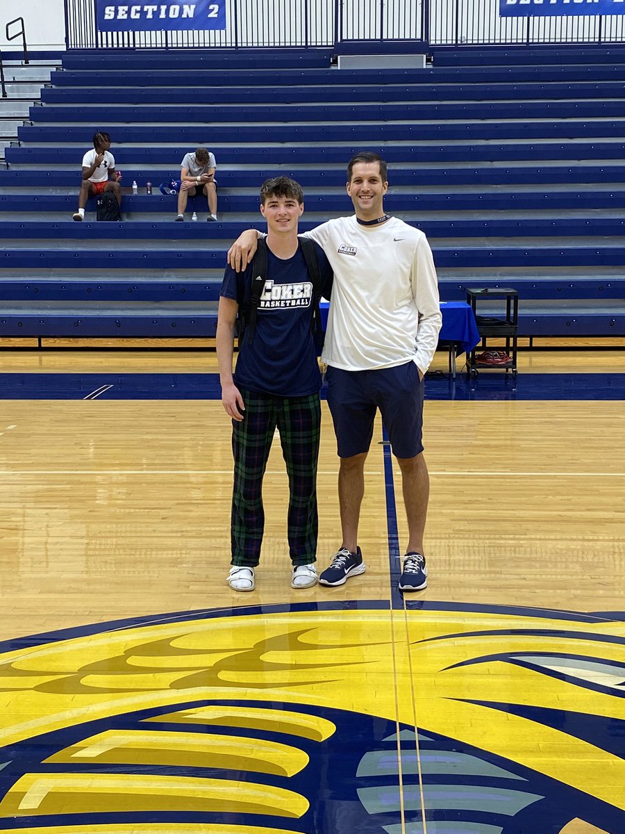 JacksonBauman1's tweet photo. Had a great weekend down at Cocker University. Got a chance to tour the campus meet some of players and go to the elite camp. Thank you to coach @mlamberti24 for having me down. Can’t wait to come down to campus again!!! https://t.co/PIfVvS6fPE