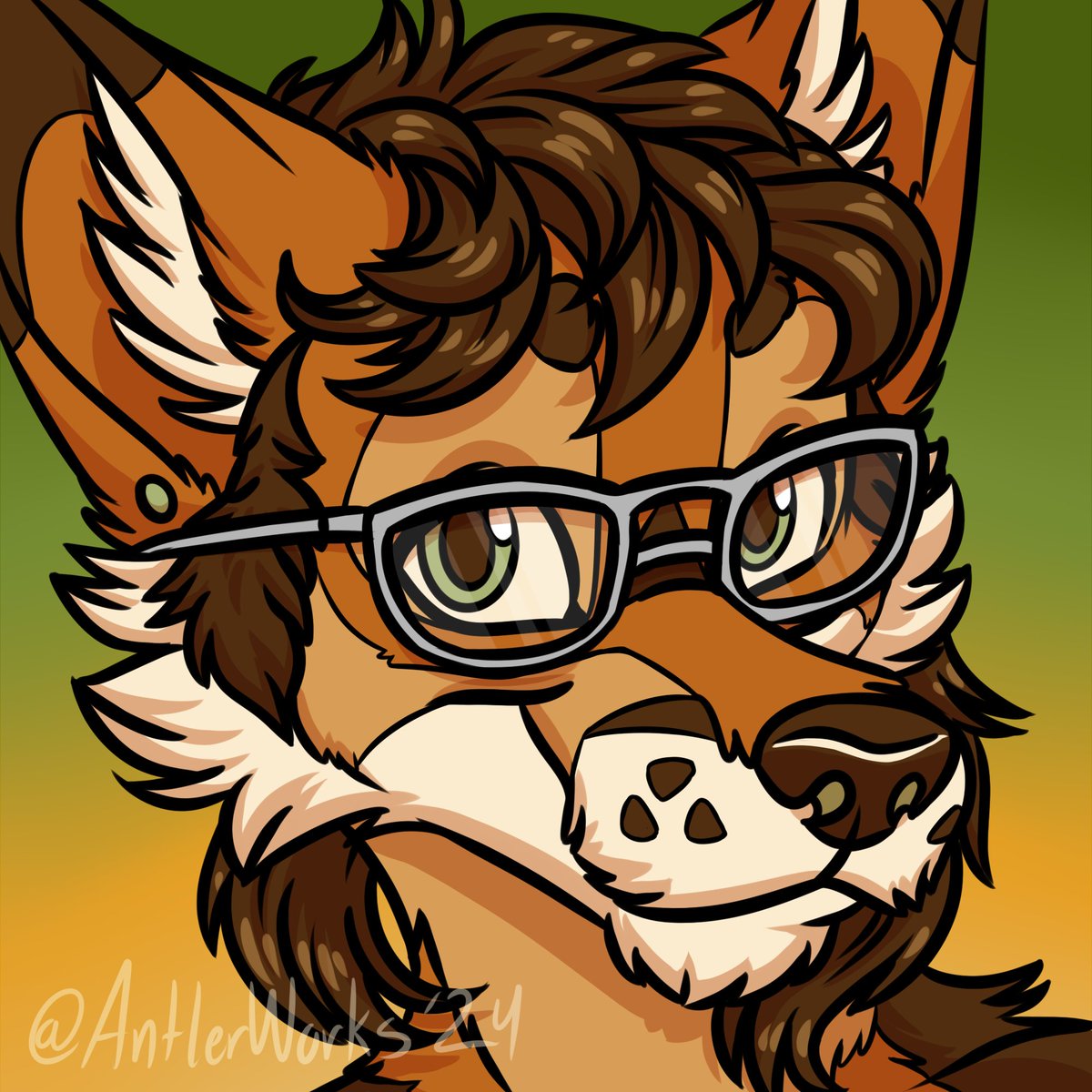 Antler_Works's tweet photo. Icon commish for @FaultyArts !! I love this lil dude, the curly hair was so fun! https://t.co/5Dhw8hbfex