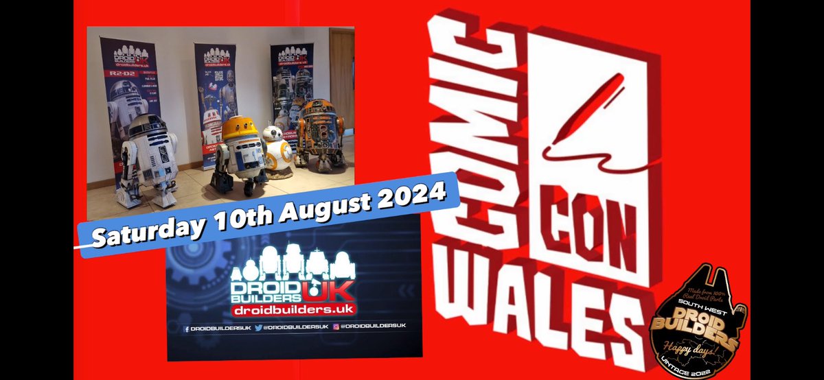 JamesR5D4's tweet photo. Event Report: Newport Comic-Con 2024: https://t.co/VtnuieDXvL
#droidbuilder #droid #StarWars https://t.co/825YveTXfG