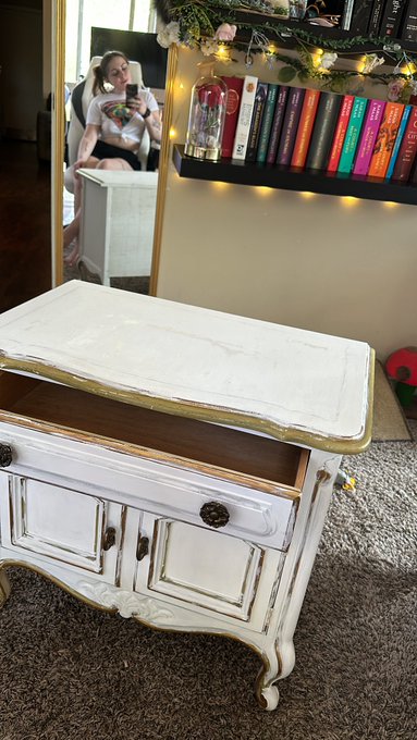 Restoring this beautiful nightstand has been the best way to spend Sunday morning, only thing left is<a href="/tag/cute"class="tags"><span>#cute</span></a><a href="/tag/cat"class="tags"><span>#cat</span></a><a href="/tag/animal"class="tags"><span>#animal</span></a><a href="/tag/catsoftwitter"class="tags"><span>#catsoftwitter</span></a><a href="/tag/boop"class="tags"><span>#boop</span></a>