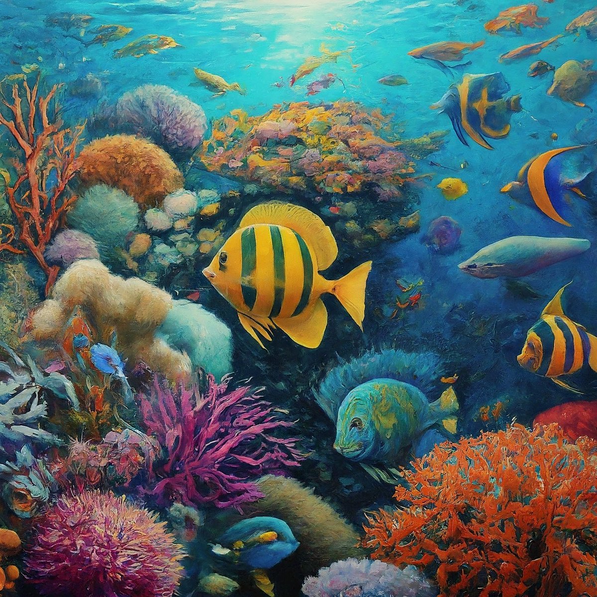 Fishermans85201's tweet photo. A vibrant #coral Reef teeming with colorful fish and #sea creatures.
#ReefArt #FishingArt #3dartwork #Hobby #marine https://t.co/BgnNxoNLUu