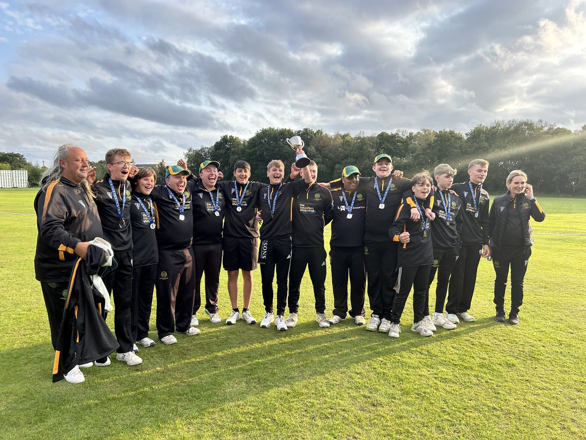 Our #Ability team are S9 Regional finals champs winning a great game  v <a href="/DerbyshireCCC/">Derbyshire CCC</a> today <a href="/MHCricket/">Meir Heath C.C.</a> 👏👏👏