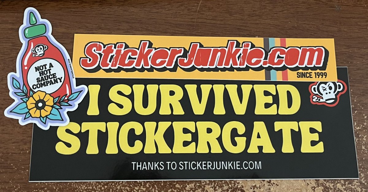 I got some samples from <a href="/StkrJunkie/">StickerJunkie Monkey</a> &amp; I just have to say that the hot sauce one made me cackle XD

Love the quality you have, gonna be ordering soonish 😉