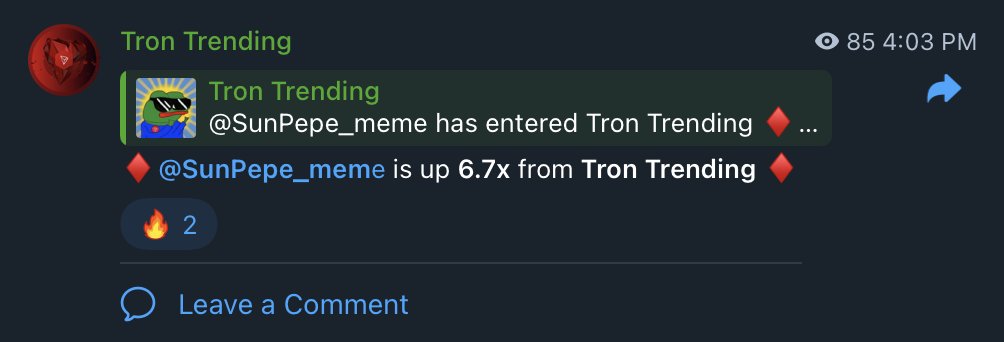 Tron Trending tweet media