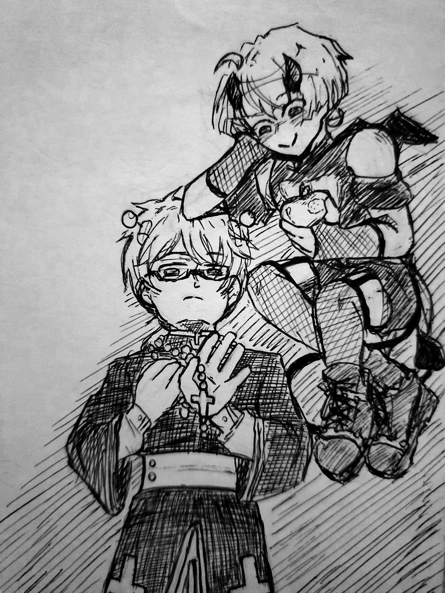 ENIM59028's tweet photo. Good afternoon for everyone.

The only thing i have to say is that y really liked the au of @mimiakaunto

*disappears*

#kusuo #saiki #akechitouma #saikechi https://t.co/rTY0rBf8ba