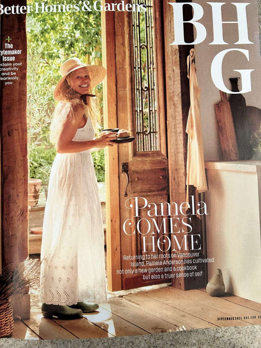 I did not have Pam Anderson on the cover of Better Homes and Gardens on my 2024 Bingo card.