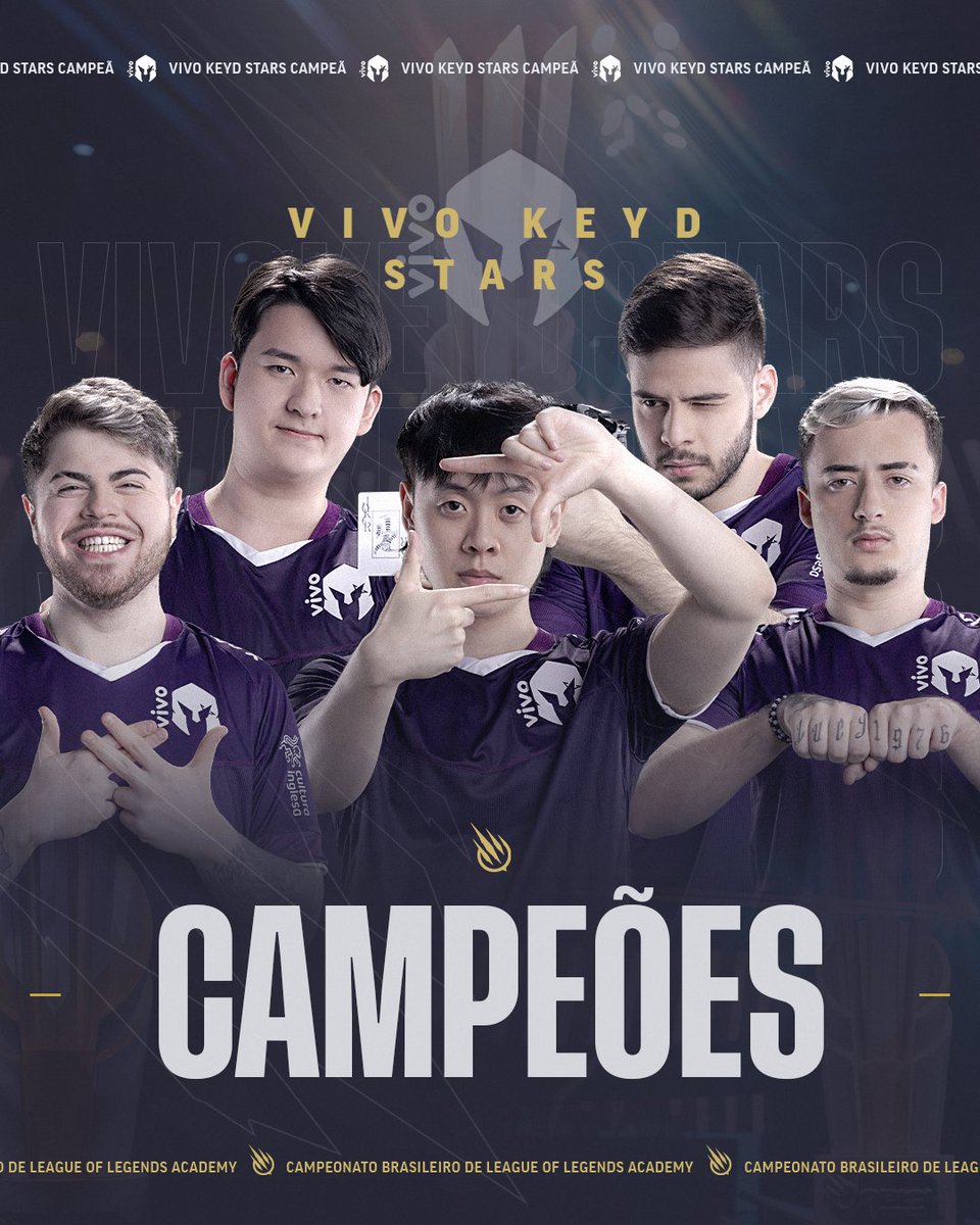 LTA Sul (@ltasul) on Twitter photo EU QUERO OUVIR, GUERREIROS 🗣️
Foi na emoção, com cinco jogos e em uma série cheia de reviravoltas: a <a href="/VivoKeyd/">Vivo Keyd Stars</a> é campeã do #CBLOLAcademy! EU QUERO OUVIR, GUERREIROS 🗣️
Foi na emoção, com cinco jogos e em uma série cheia de reviravoltas: a <a href="/VivoKeyd/">Vivo Keyd Stars</a> é campeã do #CBLOLAcademy!