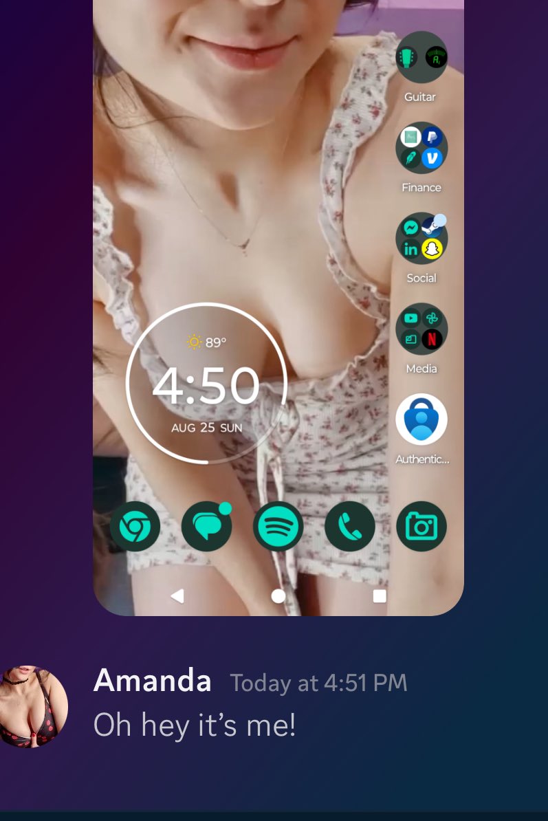 TheAmandaXXX's tweet photo. If I’m not your background, what are you even doing? https://t.co/H1rGE99Anu