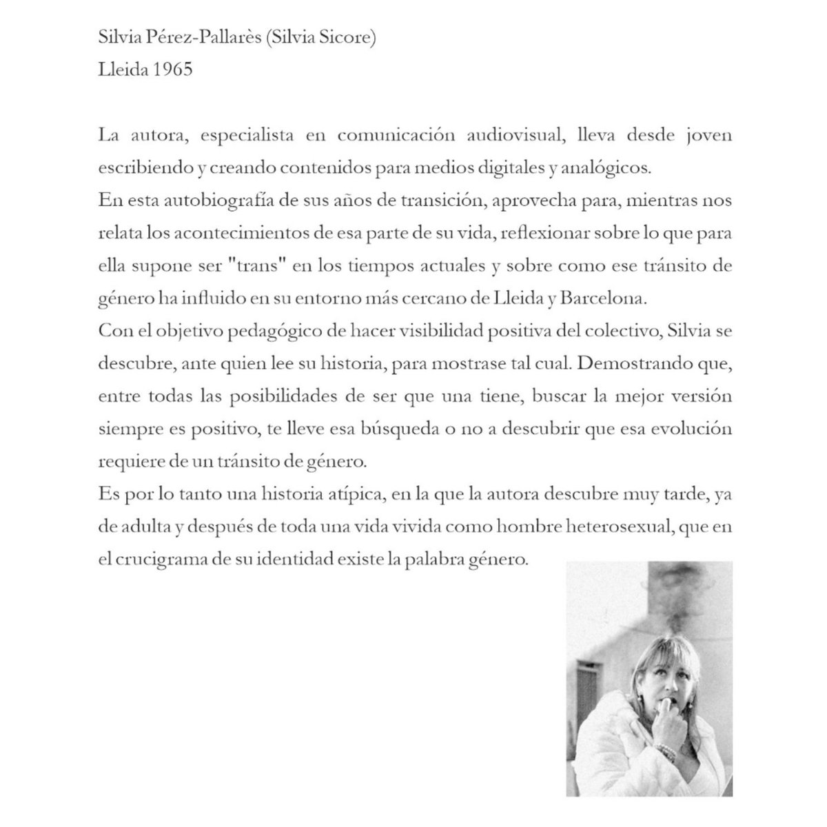 Mi nuevo libro / El meu nou llibre. L'autobiografia d'una transició. Aviat a la venda.
Mantingueu-vos a l'aguait !! 🤗🤗🤗
#lgtbi #lgbti #trans #gender
