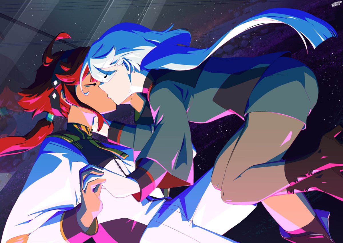 CherryStarArt's tweet photo. "Stay at my side forever."

Suletta and Miorine from The Witch from Mercury 💫 https://t.co/smQygr7VpQ