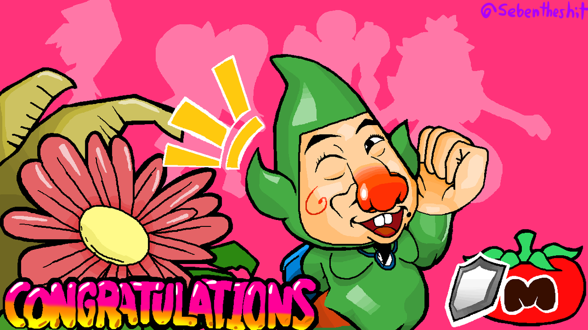 Sebentheshit's tweet photo. I am happy it has came out, pluuss, some congratulation screen art i did @SSBCrusadeOffic Thank you so much for this lmao https://t.co/rq2VRtIgqf
