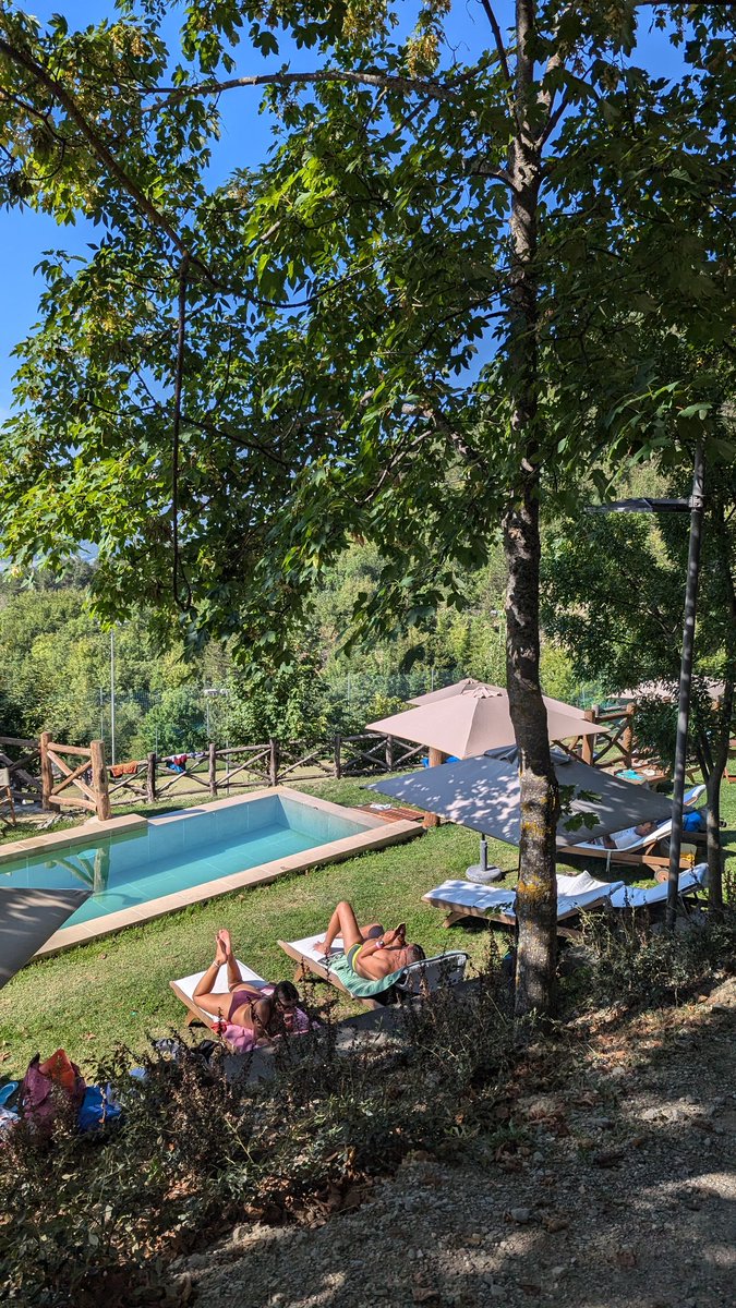 An Italian agriturismo in the mountains at the border between Tuscany and Emilia Romagna. A beautiful and relaxing spot to enjoy a hot summer Sunday!