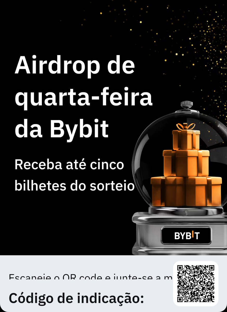 Receba até cinco bilhetes do sorteio bybit.com/pt-BR/Wednesda…