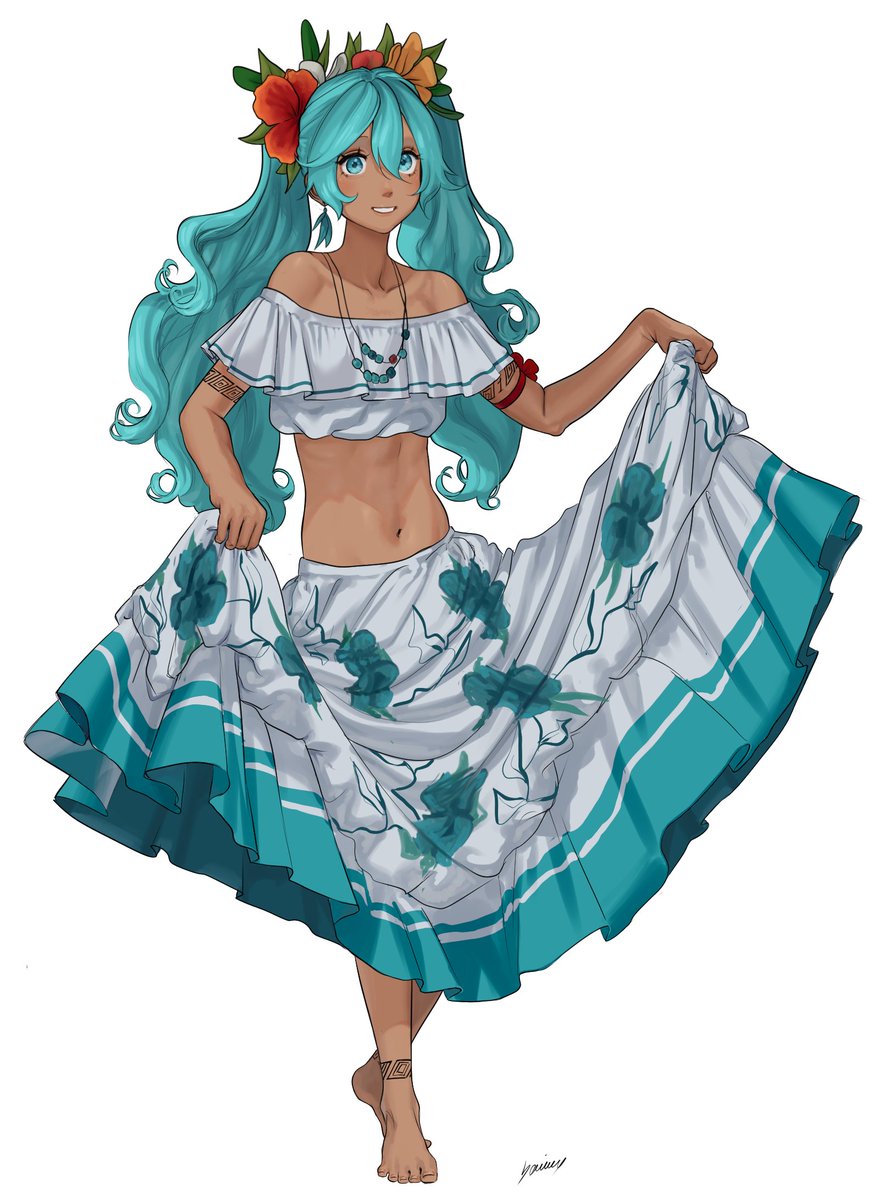 Dokinyy's tweet image. northern brazilian miku (paraense)