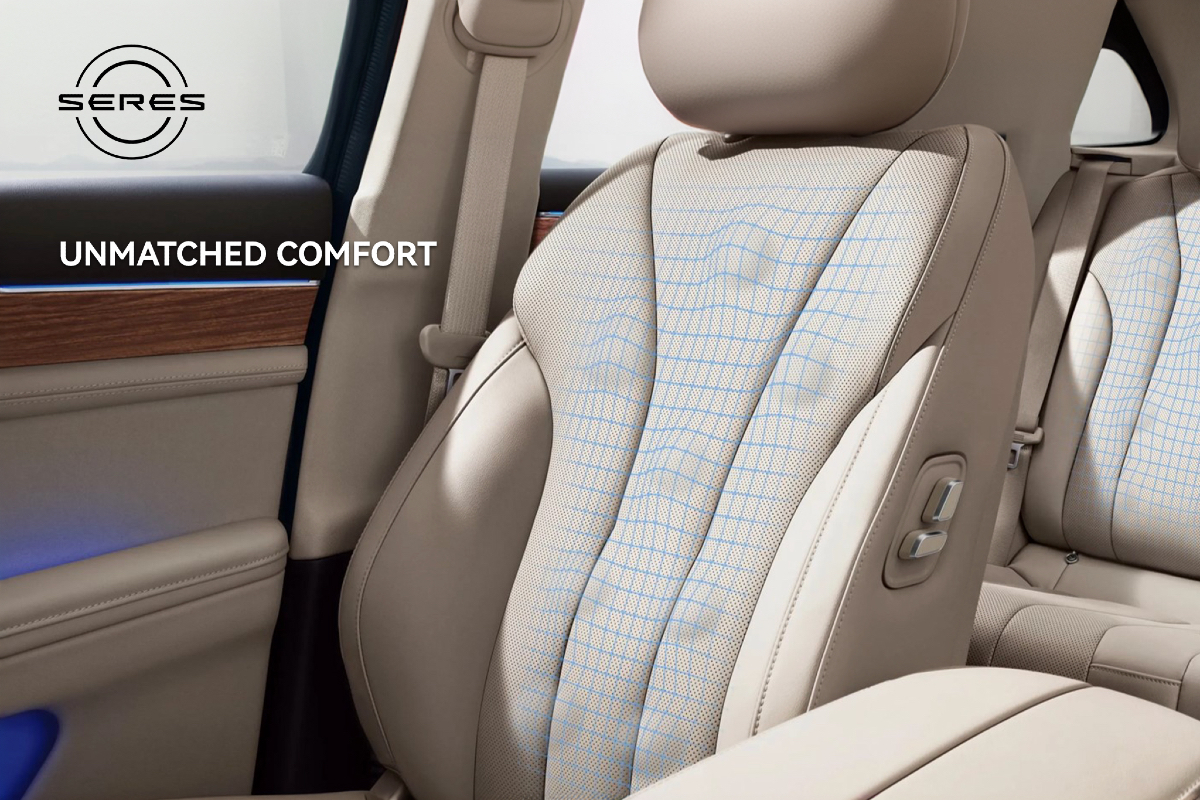 Experience ultimate comfort with SERES 7’s Nappa seats featuring multiple adjustments and massage function.

Experience the Future of Driving Today! Schedule Your Test Drive Now!

#SERES7 #SERESPhilippines #ComfortFirst