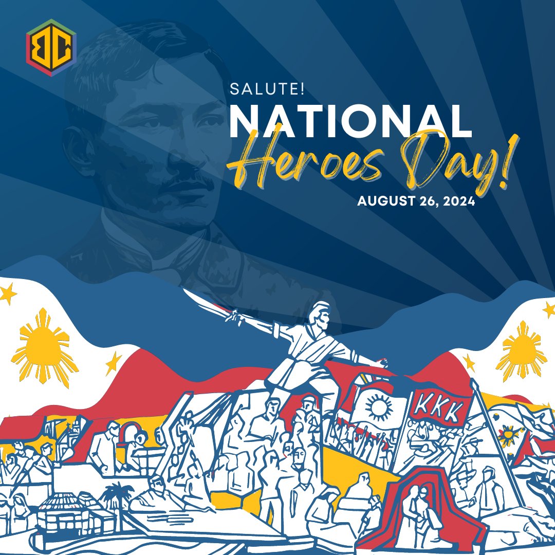 BytesCrafter's tweet photo. Today, let’s remember their courage and commit to building a brighter future to continue the peace our heroes brought upon us. 📷

#NationalHeroesDay #bayaningfilipino #holiday #Bytescrafter #ITSolutions https://t.co/Sw3QQt3G0t