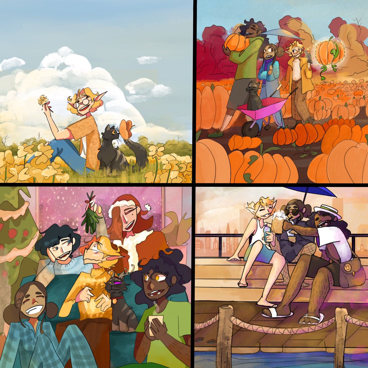 Thank you for the tag <a href="/Sunnseekr/">💖 V. Nelson 💖 Finding Meaning</a>!

There’s a train coming your way: 
<a href="/just_me_morgane/">Morgane</a> 
<a href="/juliasartgalaxy/">✨Julia✨My Matchmaker From Hell</a> 
@razdazzleton 
<a href="/intergalac_luke/">JunieM ⭐️ Intergalactic-𝐵𝑜𝑜𝓀 𝑜𝒻 𝐿𝓊𝓀𝑒</a> 
<a href="/GNeon69/">GNeon</a> 
(Like a hurricane but cooler, because it’s art stuff)