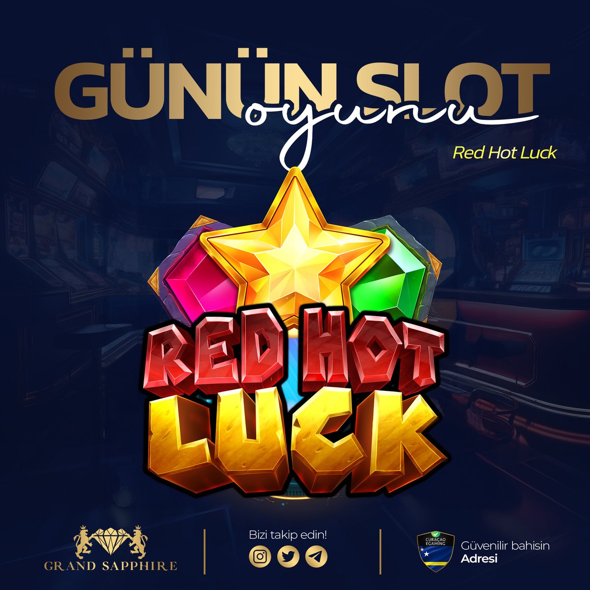 grandsapphire_'s tweet photo. 💎 #GrandSapphire ’de Günün En Çok Kazandıran Slot Oyunu!

⚡️Red Hot Luck

🏆 Grandsapphire İle Kazancınızı Katlamak İçin Kayıt Olmayı Unutmayın!

🔗Hemen üye ol! (https://t.co/aBudeQ7bTJ) https://t.co/Fk39Sad1Oz