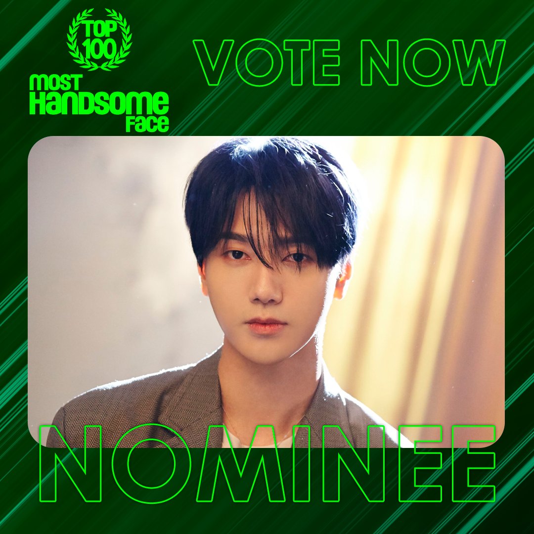 YESUNG (#SUPERJUNIOR) is nominee for TOP 100 – Most Handsome Faces Of K-POP in 2024.

🚨 LAST DAYS TO VOTE!!!
👉 VOTE: dabeme.com.br/top100/