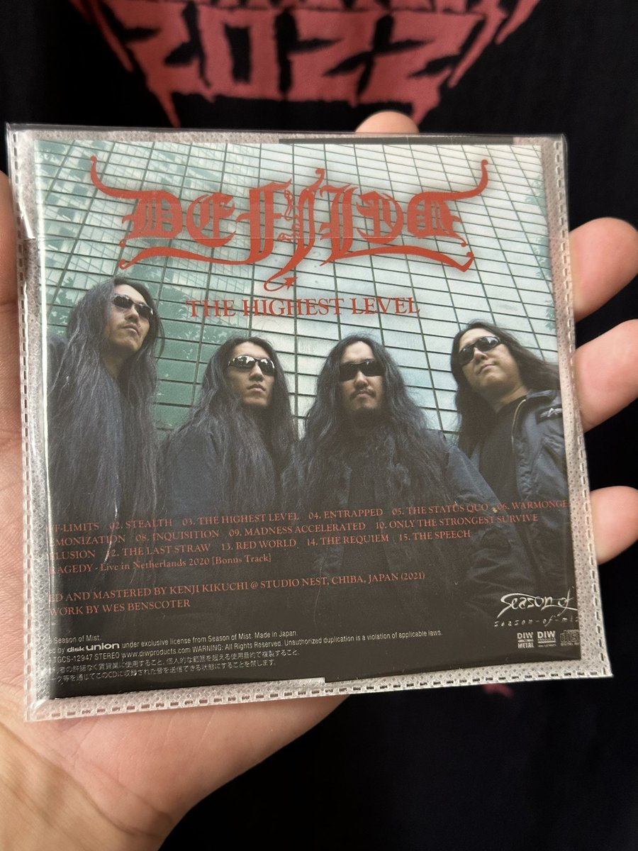 shishineko44225's tweet image. #Nowplaying
#DEFILED🇯🇵
#THEHIGHESTLEVEL
#DEATHMETAL
#TECHNICALDEATHMETAL