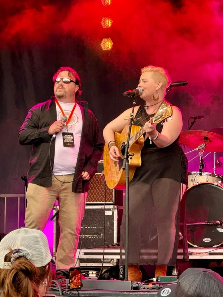 JohnConnors99's tweet photo. That was fun last night :)
#Georgina #Harmony and my little sis opening for @thetrews at @slabtowncider fest https://t.co/Kn8KP0dQcm