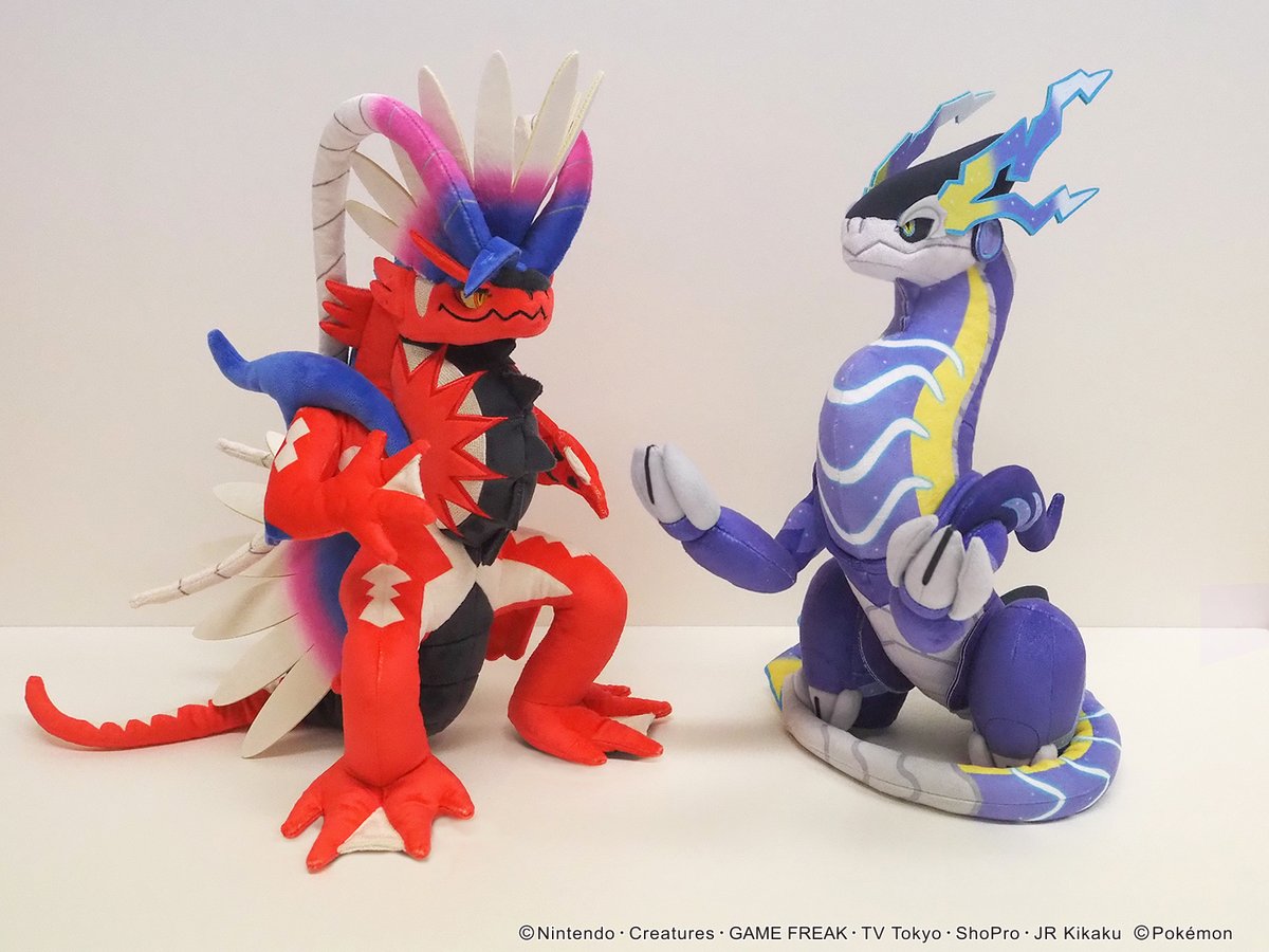 ミライドン　コライドン　ぬいぐるみ　セット ポケモン新商品情報】 10月上旬に発売予定の「ポケットモンスター ALL