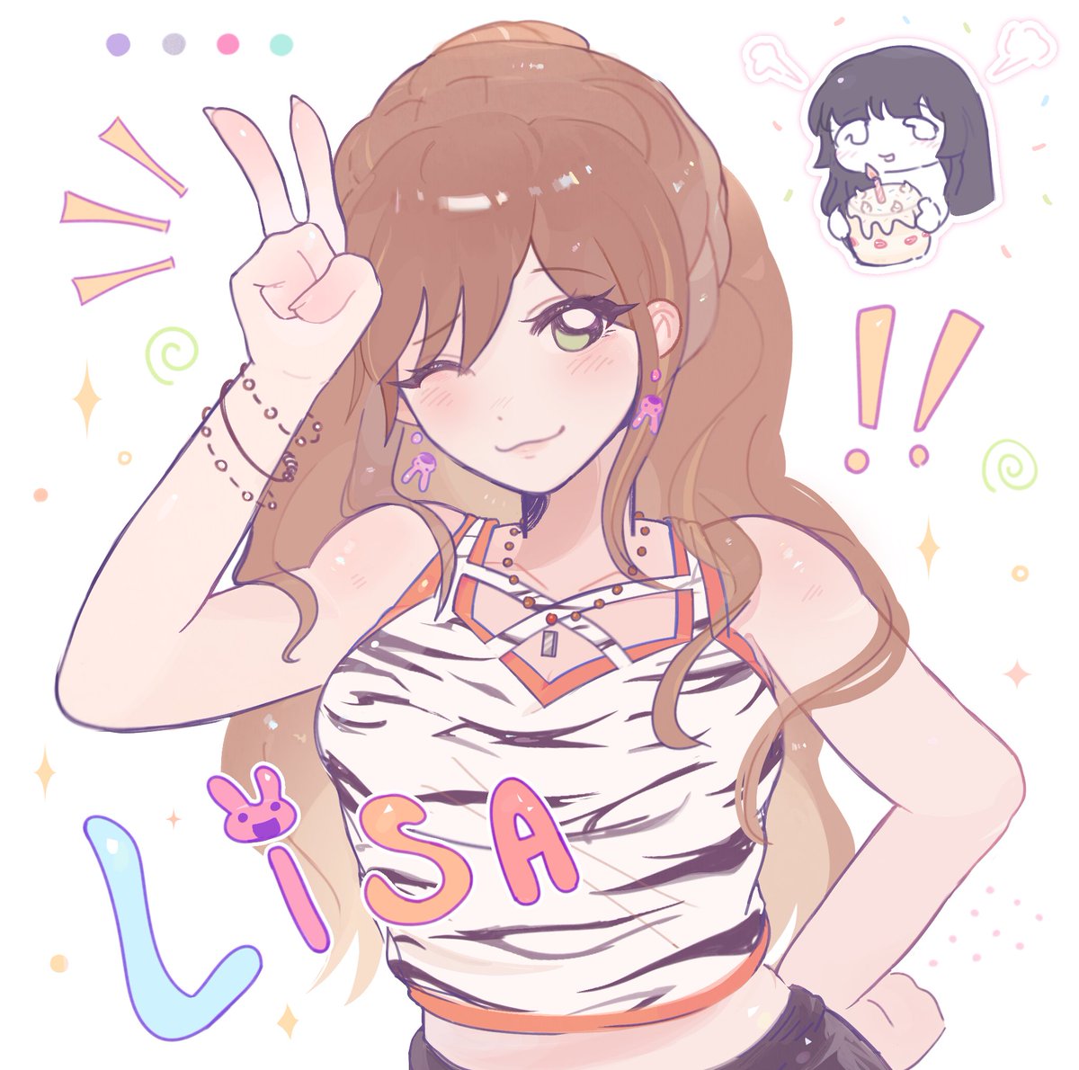 meowrinko's tweet photo. happy birthday lisa 🍪🎉
#今井リサ生誕祭2024
#今井リサ誕生祭2024 https://t.co/y0IL10kTza