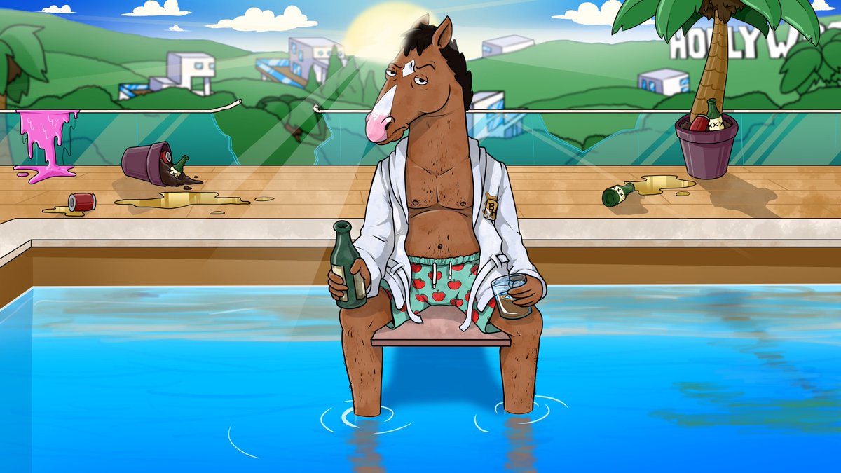 OLIVERcreate_'s tweet image. Dibujo que nunca subí del poster re-imaginado de Bojack Horseman, la verdad quedo bonito. No se porque lo deje por ahí tirado.
MG y RT se agradecen &lt;3
#art #IndependentArtist #artista #drawing #dibujodigital