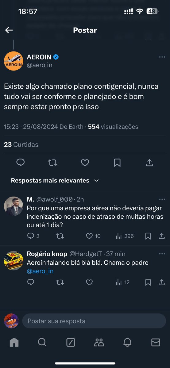 O <a href="/aero_in/">AEROIN</a>, maior idolatrador de aéreas no Brasil, defendeu que pais de criança com autismo tivessem um plano para lidar com o filho ao noticiar atraso de mais de 5 horas  de voo que gerou processo a empresa aérea.