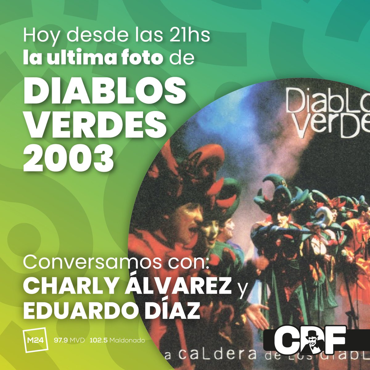 📸 Que mejor que cerrar un domingo recordando la última foto de <a href="/diablosverdesof/">Los Diablos Verdes Oficial</a> 2003

Nos encontramos a las 21hs por <a href="/M24radio/">M24</a>  📻