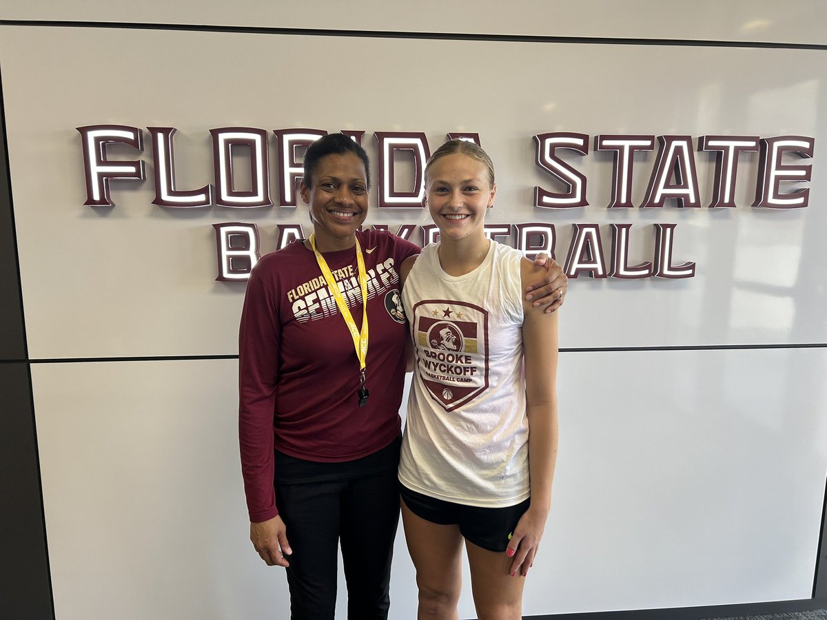 Brooke Rose (@brookerose2026) on Twitter photo Thank you <a href="/CoachBrookeFSU/">Brooke Wyckoff</a> I had an incredible time at the <a href="/fsuwbb/">FSU Women's Basketball</a> Elite camp this weekend! This group of talented players and coaches made me feel welcome and pushed me to perfect my skills. I felt such a positive energy being on campus Go Noles! <a href="/CoachMoToles/">Morgan Toles</a> <a href="/abbyyyuan/">Abby Yuan</a> Thank you <a href="/CoachBrookeFSU/">Brooke Wyckoff</a> I had an incredible time at the <a href="/fsuwbb/">FSU Women's Basketball</a> Elite camp this weekend! This group of talented players and coaches made me feel welcome and pushed me to perfect my skills. I felt such a positive energy being on campus Go Noles! <a href="/CoachMoToles/">Morgan Toles</a> <a href="/abbyyyuan/">Abby Yuan</a>