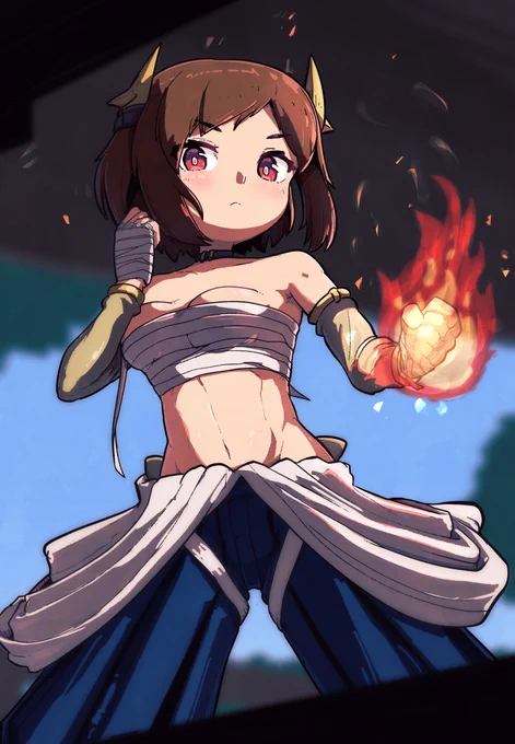 ファンタジー武闘家っぽいコロちゃんではぴば! #州手頃椎奈生誕祭 #アリスギア