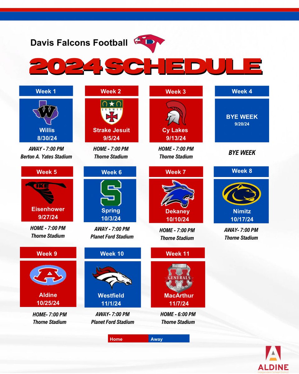 Davis Falcons Football schedule 2024

#BOD #HoldTheRope