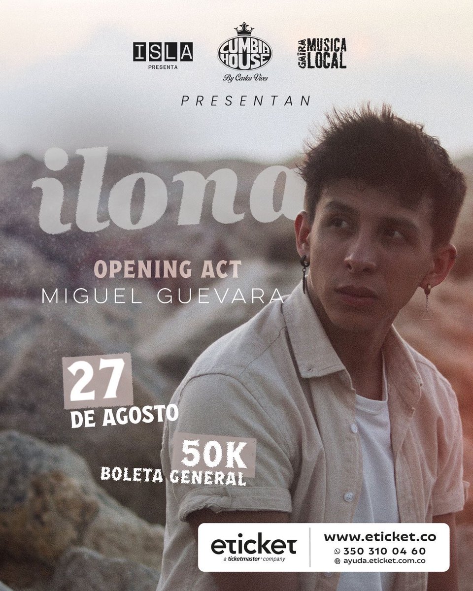 Miguel Guevara, tan talentoso!! 
Un opening digno de una noche mágica que viviremos este martes 27 de Agosto en El Cumbia House. No se pierdan este talento que los va a sorprender como a mi. 

Los esperamos con el ❤️

Boletas disponibles en eticket.co 🎟️