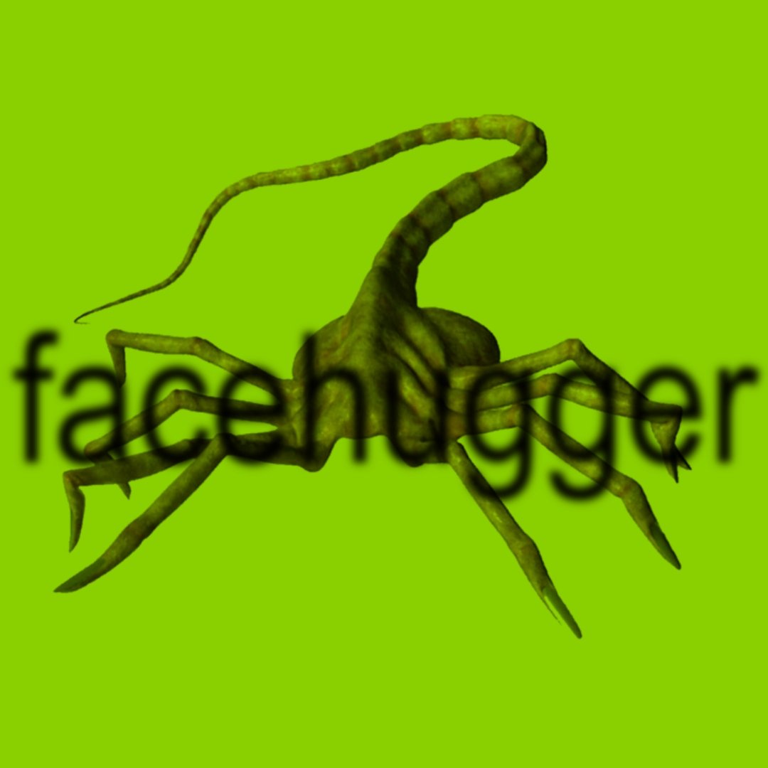 Facehugger from Hit Scifi Franchise Alien