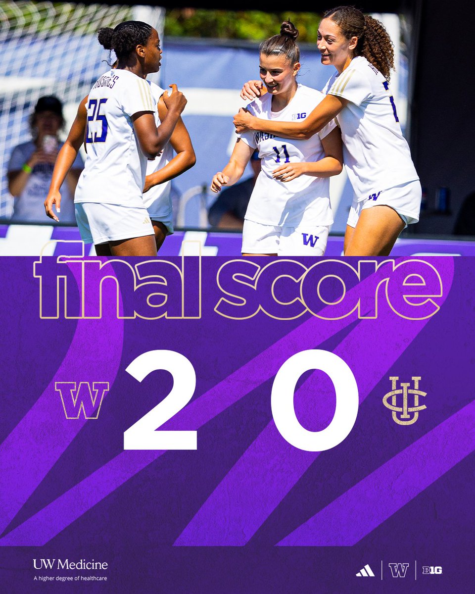UW_WSoccer's tweet photo. DUBS UP ON A SUNDAY!! https://t.co/9yuQemi1pL