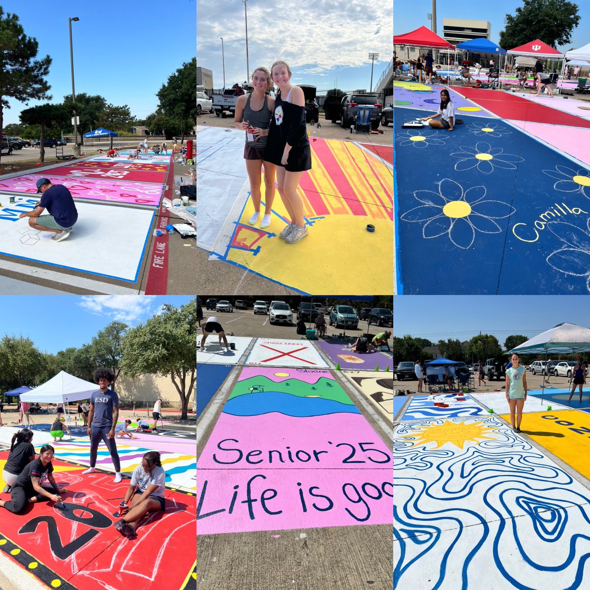 Marion Wildes (@wildes4learning) on Twitter photo 2025 Senior Class Paint the Parking Lot Party! Love to see their creative ideas come to life!๐พ
โ
4 Parking Lots
โ
150 Senior Parking Spots
โ
Tents, supplies & water galore
โ
Hours of fun with family & friends
<a href="/LakeHighlandsHS/">Lake Highlands High School</a> <a href="/DashunaYoung/">Dashuna Young</a> <a href="/kerrijones03/">Kerri Jones</a> 2025 Senior Class Paint the Parking Lot Party! Love to see their creative ideas come to life!๐พ
โ
4 Parking Lots
โ
150 Senior Parking Spots
โ
Tents, supplies & water galore
โ
Hours of fun with family & friends
<a href="/LakeHighlandsHS/">Lake Highlands High School</a> <a href="/DashunaYoung/">Dashuna Young</a> <a href="/kerrijones03/">Kerri Jones</a>