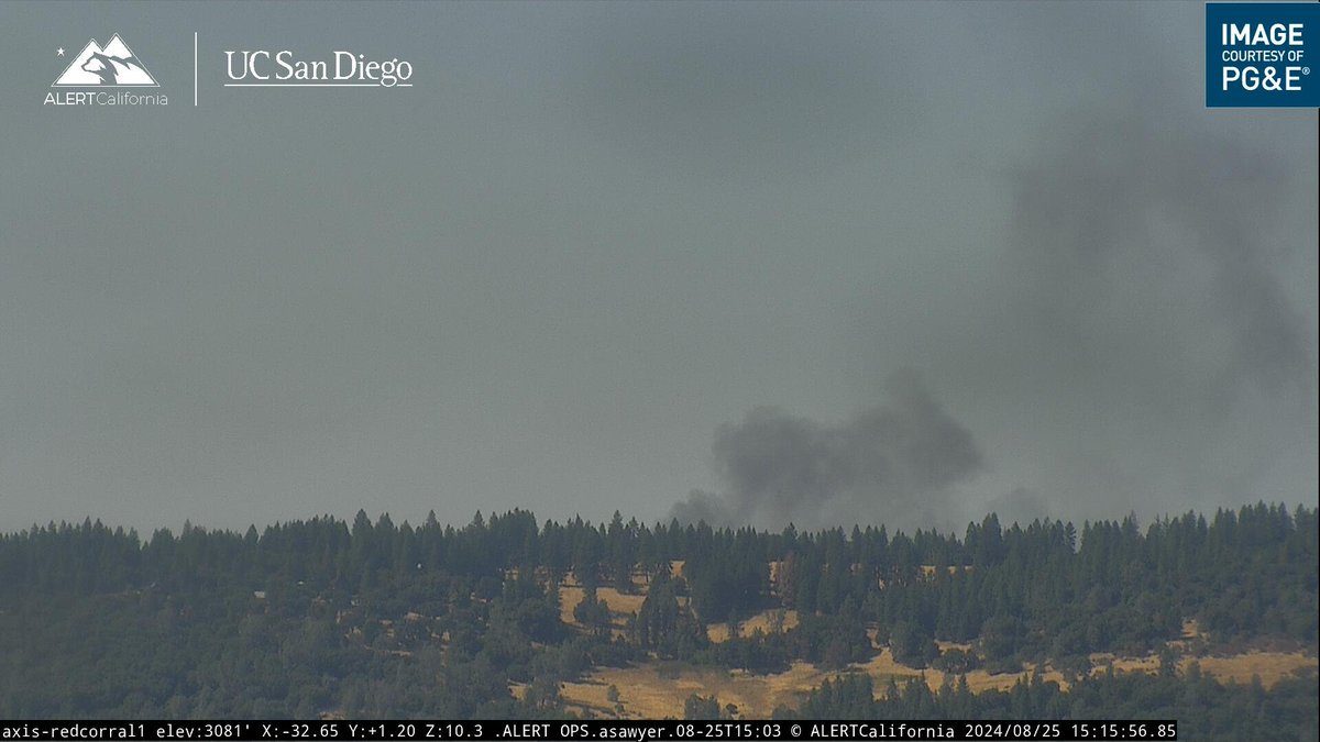 CaliFireTracker's tweet image. #Oakfire is 1.5 acres in heavy fuels with a slow rate of spread, structures are in front of the fire.